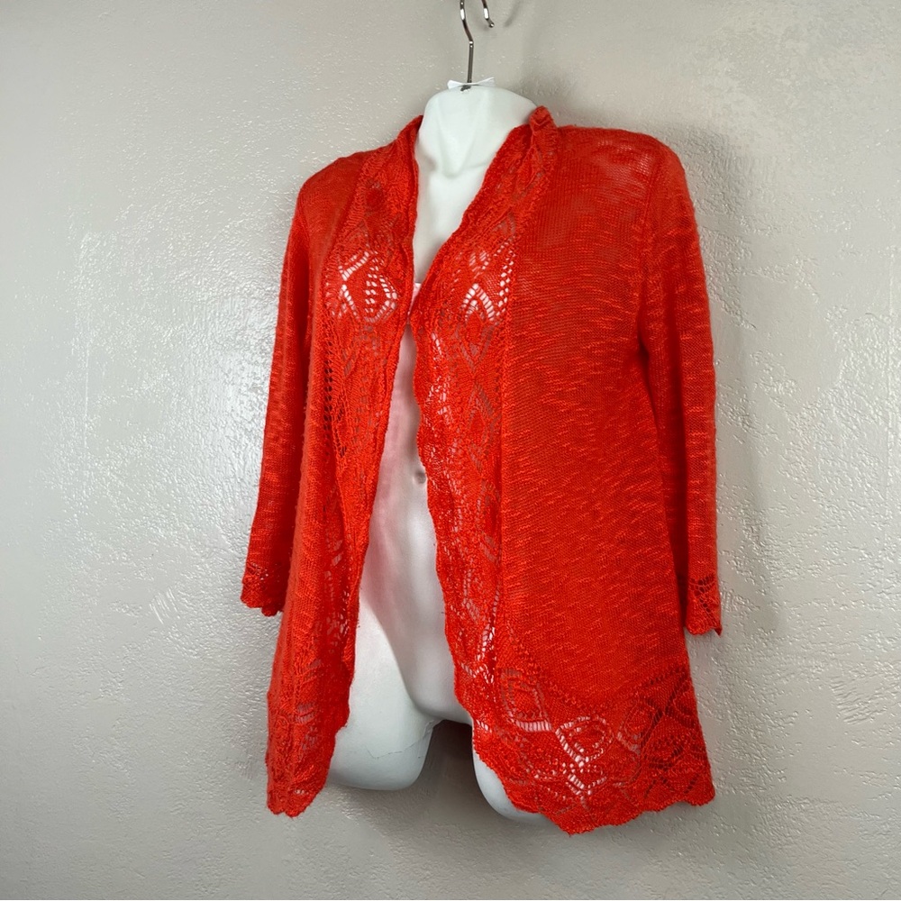 5/$30 Cato women 3/4 sleeve open sweater cardigan size‎ large - Picture 3 of 16